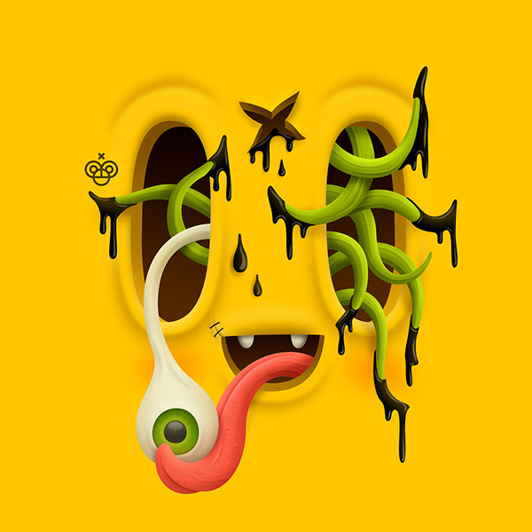 Eye-Eye-ka on Behance. Free print & wallpapers #halloween #pumpkin #print #free #wallpaper #mimimi