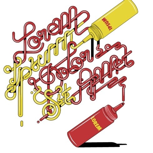 Alex Trochut « LetterFresh #sauce #ipsum #trochut #lorem #typography