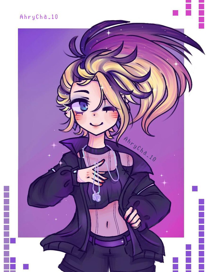 New KDA Akali by AhryCha