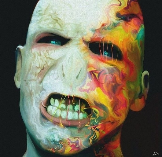 Nicky Barkla #illustration #voldemort
