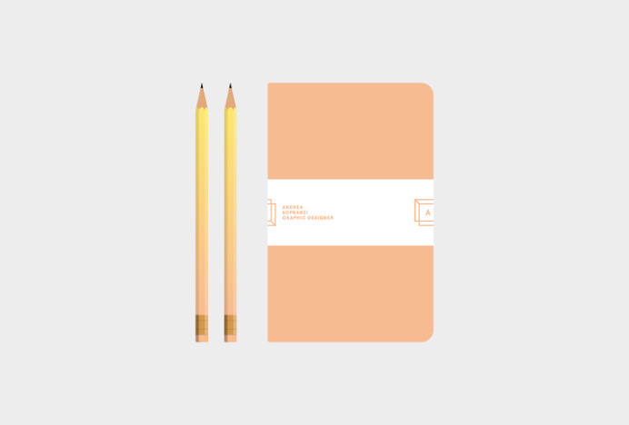 Andrea Sopranzi by Andrea Sopranzi #graphic design #stationary #print #gradient