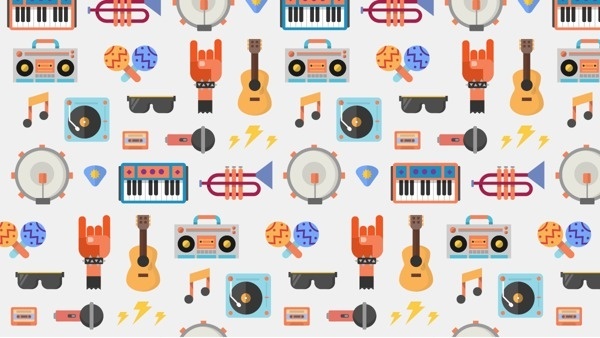 Google Play Music on Behance #vector #color #icons #awesome