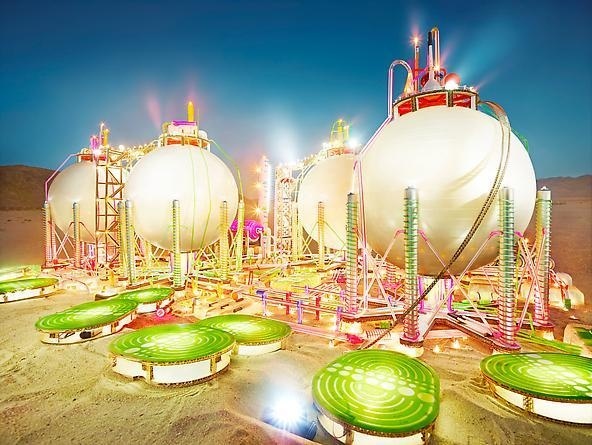 davidlachapelle: Anaheim #photography #refinery #oil