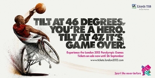 Creative Review - London 2012 Paralympic Games Campaign #campaign #london #print #paralympics #hellovon