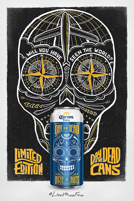 Corona Day of The Dead Cans #beer #cans