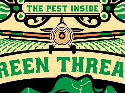 Dribbble - Green threat. by Colin Gauntlett #colin #desing #plane #gauntlett #green