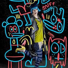 Fashion and frivolous illustration make perfect bedfellows in this cognition-disturbing psychedelic series; their girl with kaleidoscope eyes a well-heeled bohemian type clad in a mix of high-street and high-end fashions...