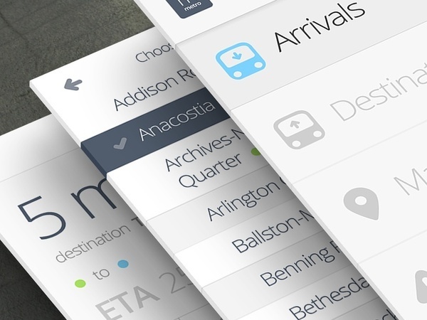 MetroLite App by Alex S. Lakas #interactive #uxui #design #interface #web