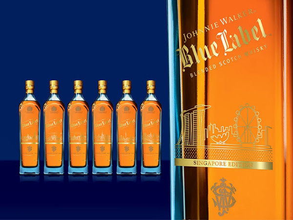 Johnnie Walker cityscape label #packaging #city #design #label #scape #johnnie #walker