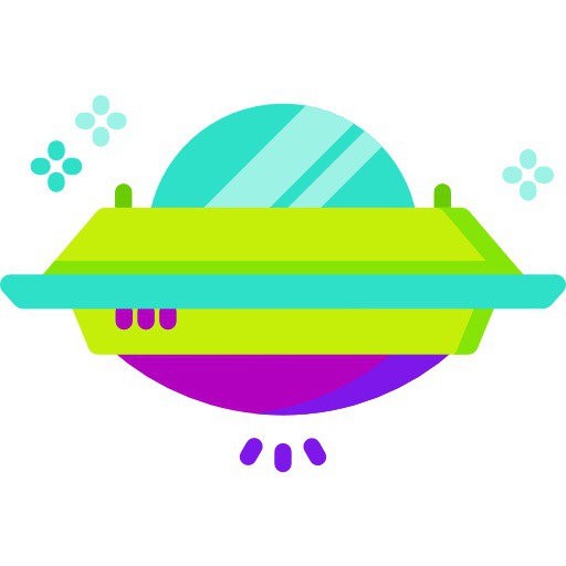 See more icon inspiration related to ufo, alien, spaceship, Science fiction, miscellaneous, transportation, extraterrestrial, nature and transport on Flaticon.