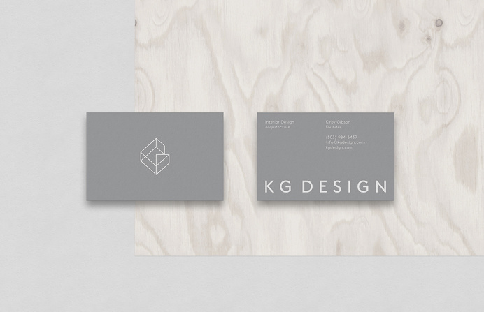 KG Design branding corporate identity beautiful minimal designer mindsparkle mag business card grey deluxe luxury simple clean minimal stati