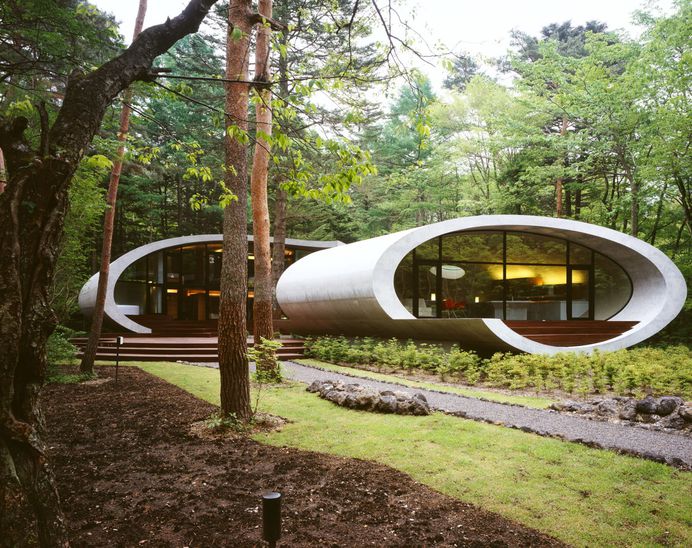 Shell House | Futuristic Forest Home by Artechnic