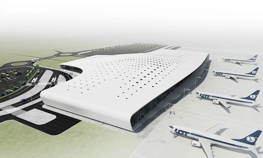 Bustler: Polish Lublin Airport to Be Redesigned by Intereuropean Team #modernism #concept #architecture #airport
