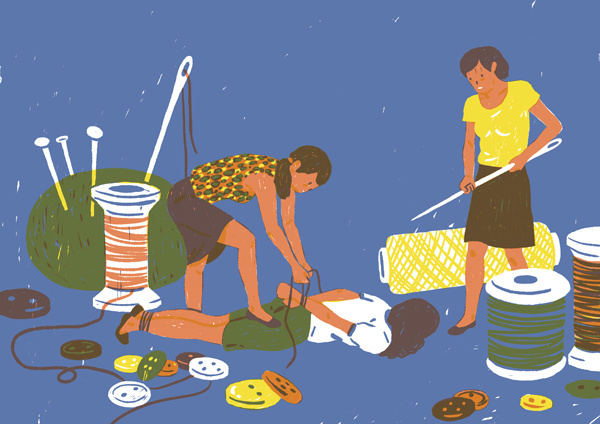 Little People I on Behance #illustration