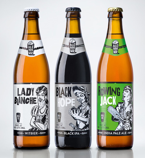 AleBrowar #packaging #beer #label #bottle