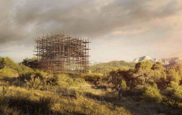 CJWHO ™ (sou fujimoto: geometric forest for solo houses) #design #landscape #photography #architecture #art