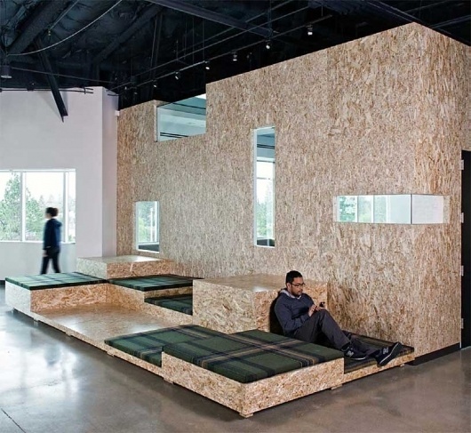 studio O+A: AOL offices #wood #office