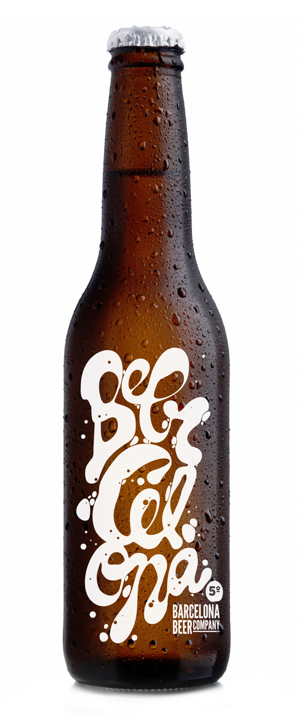 Beercelona on Behance #beer #lettering #packaging #trochut #barcelona