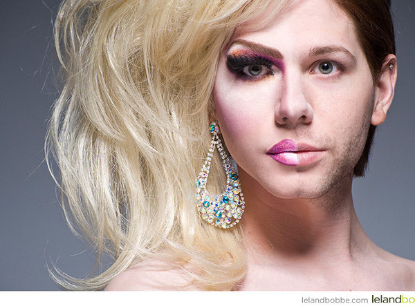 Half Drag Portraits by Leland Bobbe #inspiration #photography #portrait