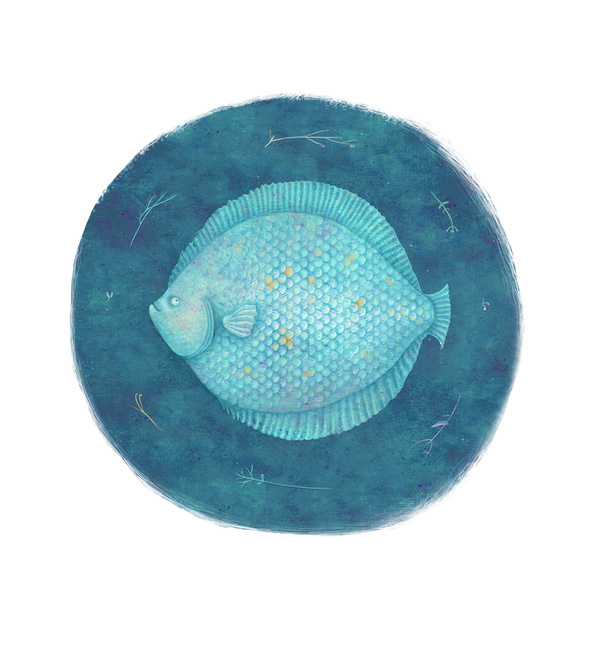 The Little Mermaid illustrated by Galya Zinko #illustration #fish #book #children