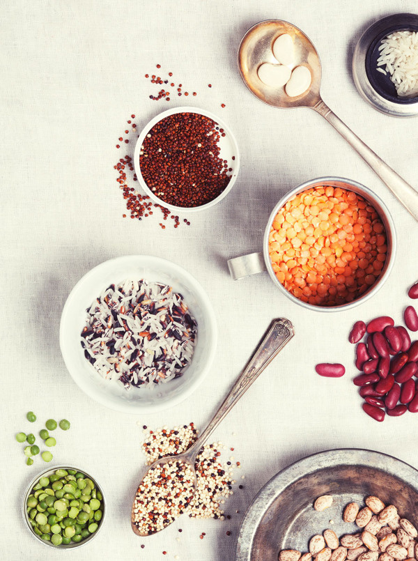 FOOD: Legumes on Behance #red #orange #brown #food #bowl #spoon #beans #rice #legumes