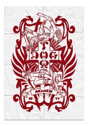 dogtown_poster.jpg (image) #dogtown #frisco #illustration #skate #californie #skateboard #1977
