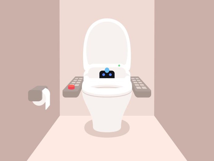 Tokyo Gifathon Day 22 - Toilets.