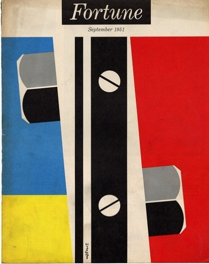 Fortune Magazine cover images, 1951-1955. It was... - Covenger & Kester #cover #design #vintage #magazine
