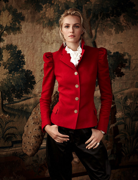 Valentina Zalyaeva by Richard Phibbs for Ralph Lauren's Campaign #fashion #model #photography #girl