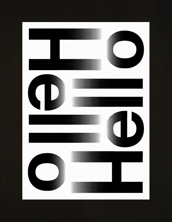 Hello Hello – A3 Studio compliment card on Behance #print