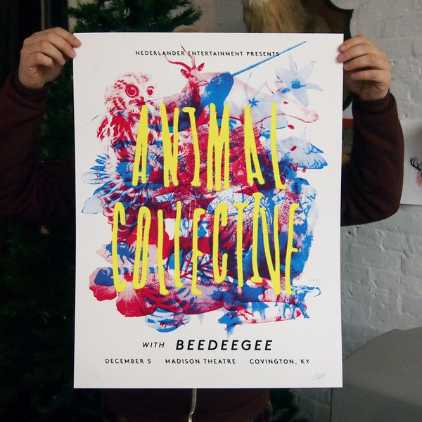 Animal Collective #poster #cmyk #animal collective