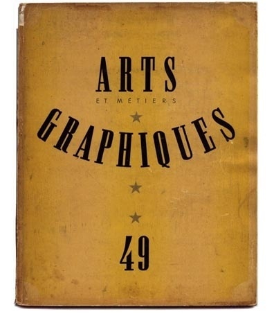 Arts & Métiers graphiques (1927-1939) – designers books #cover #vintage #magazine