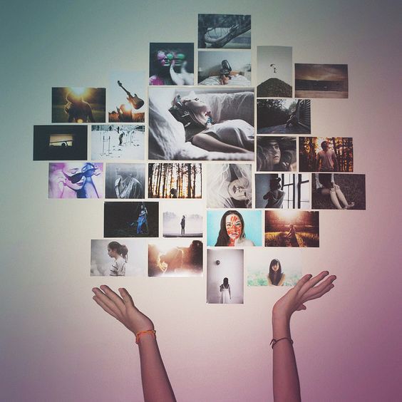 Photo prints display on the wall by jason laucker