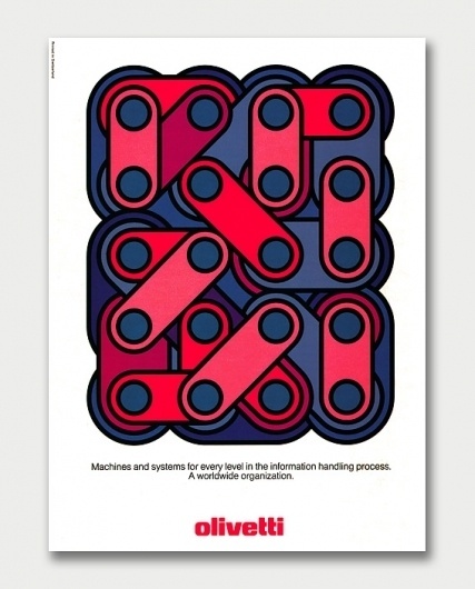Olivetti Advertising, Early 1970s / Aqua-Velvet #design #poster