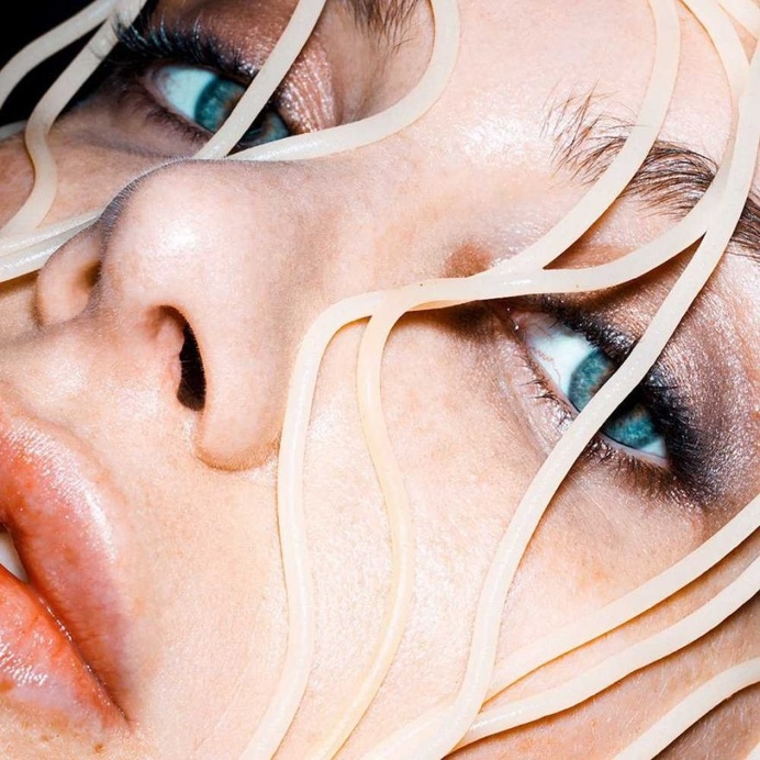 Surreal Close-ups of Model's Lips by Marius Sperlich