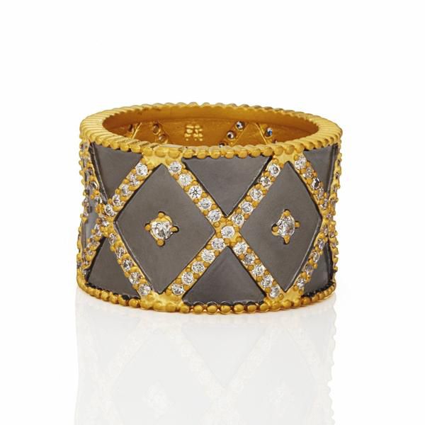 Signature Cigar Band Ring – Freida Rothman | Price: $95.00 | Product details @ https://bit.ly/2uhPWHQ. Buy now! #Rings #Jewelry #Fashion #FreidaRothman #NYC #NewYork #Brooklyn