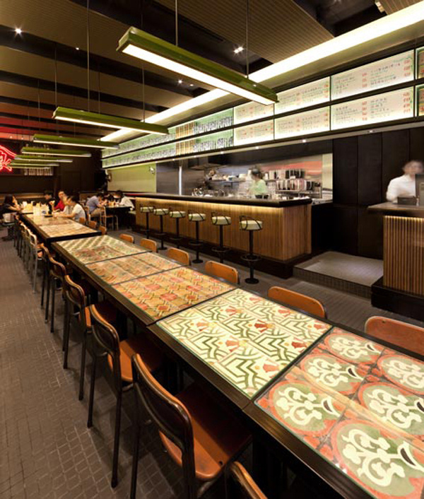 Malaysian inspired Restaurant design Old Street Kobiteh #interior #design #malaysia #restaurant