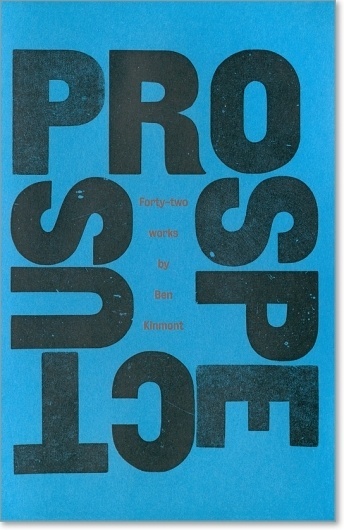 manystuff.org — Graphic Design daily selection » Blog Archive » Prospectus 1988 – 2010 – Ben Kinmont #design #graphic #typography