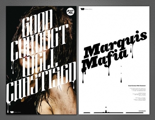 Marquis Mafia - Brett Peter Stenson #marquis #mafia #stenson #design #brett #poster #music #logo #typography