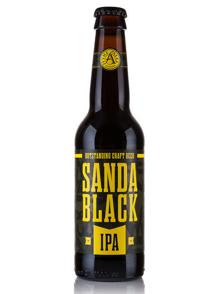 Fyne Ales Sandra Black IPA #packaging #beer #label #bottle