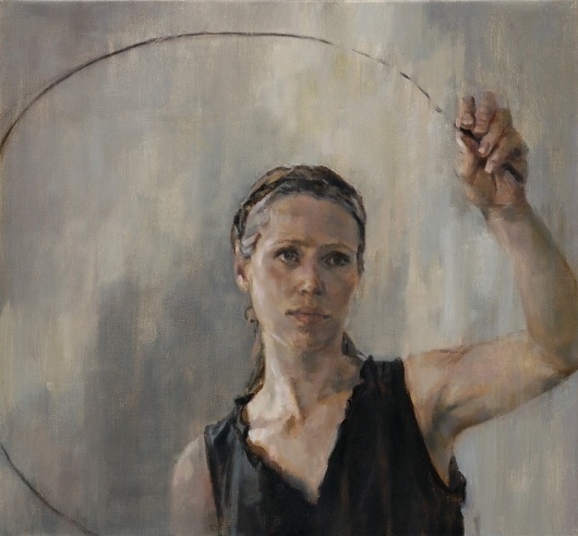 Shaun Ferguson - Circle #figure #circle #portrait #painting