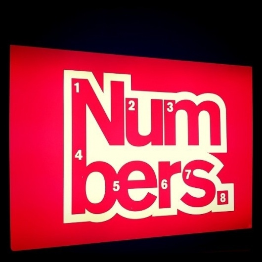 All sizes | Nmbrs | Flickr - Photo Sharing! #lightbox #red #glasgow #numbers #logo #club