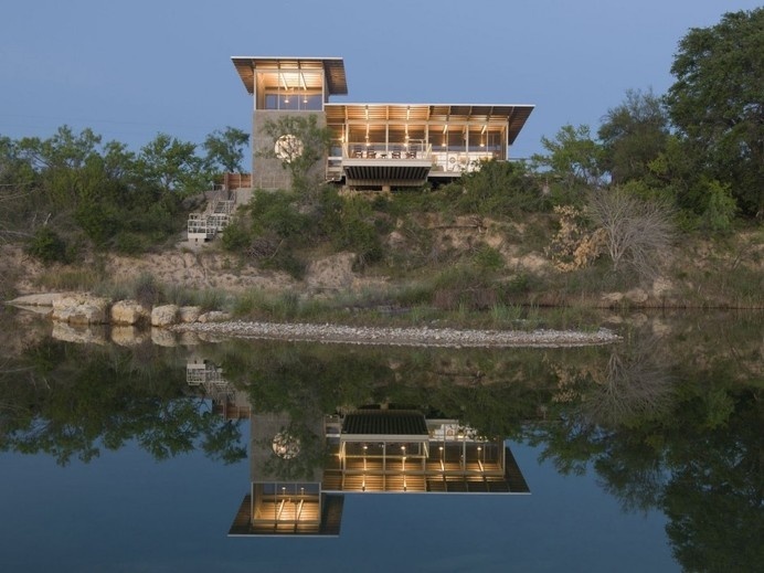 The Locomotive Ranch Trailer Incorporating an Authentic Traveling Trailer Design #ranch #architecture