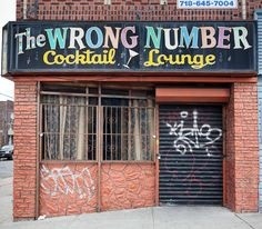 Vintage Bar Signage