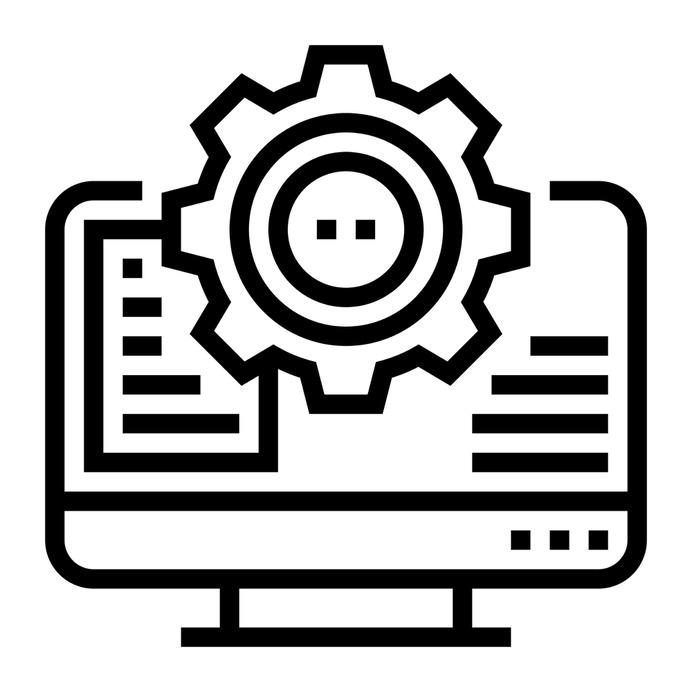 See more icon inspiration related to cms, monitor, gear, edit, cogwheel, screen, ui, construction and tools, edit tools, electronics, web programming, software, interface, web design and computer on Flaticon.