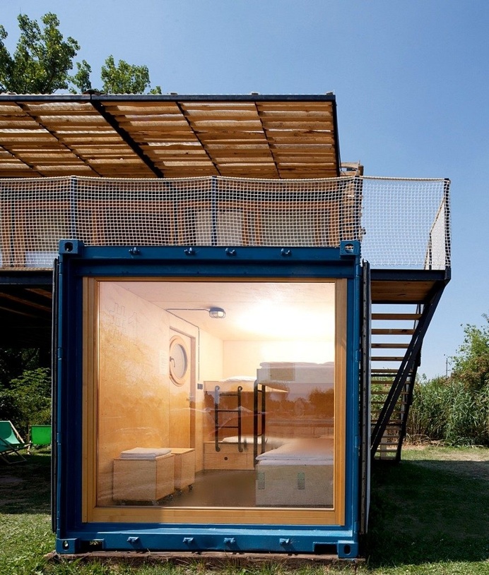 Small Mobile Hotel Made From Three Shipping Containers 6