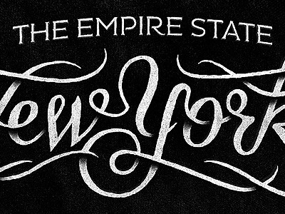 Dribbble - The Empire State by Simon Ã…lander #type #lettering