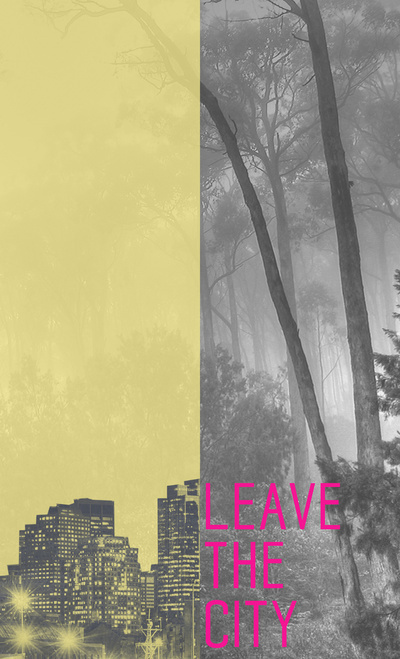 Leave the city print. #fonts #blackan #photogrpahy #art #type #typography