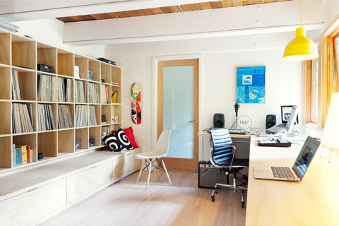 The Studio of "Coast Modern" Filmmaker Gavin Froome #interior #miller #office #design #beautiful #herman