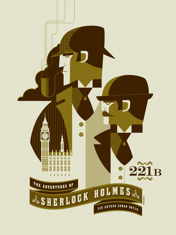 tom whalen #sherlock #tom #illustration #holmes #whalen